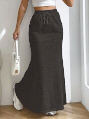Акція на Спідниця літня жіноча SHEIN GD-00205637 S Чорна від Rozetka