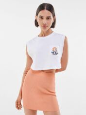 Акція на Спідниця жіноча Bershka XAZ476105HCVL S Персикова від Rozetka