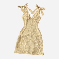 Акція на Сукня літня жіноча SHEIN GD-00214004 S Жовта від Rozetka