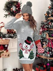Акція на Сукня осіння жіноча SHEIN GD-00201639 L Сіра від Rozetka