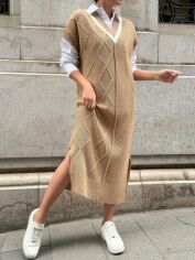 Акція на Сукня осіння жіноча SHEIN GD-00194061 S Хакі від Rozetka