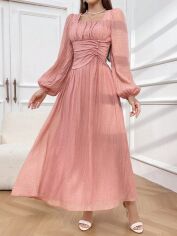 Акція на Сукня осіння жіноча SHEIN GD-00220084 S Рожева від Rozetka