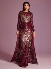 Акція на Сукня осіння жіноча SHEIN GD-00217985 L Комбінована від Rozetka