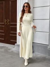 Акція на Сукня осіння жіноча SHEIN GD-00219439 L Хакі від Rozetka