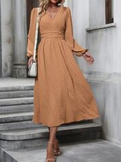 Акція на Сукня осіння жіноча SHEIN GD-00206350 S Хакі від Rozetka