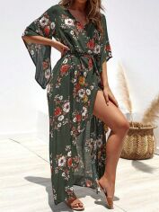 Акція на Сукня осіння жіноча SHEIN GD-00202844 S Зелена від Rozetka