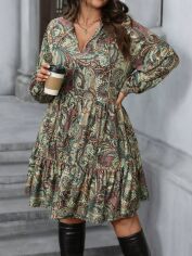 Акція на Сукня осіння жіноча SHEIN GD-00217565 2XL Фуксія від Rozetka