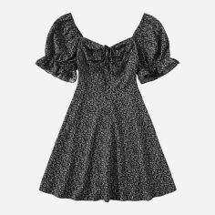 Акція на Сукня літня жіноча Shein GD-00226056 1XL Чорна від Rozetka