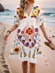 Акція на Плаття жіноче SHEIN GD-00225398 XL Різнокольорове від Rozetka