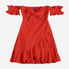 Акція на Плаття коротке літнє жіноче SHEIN GD-00195756 L Червоне від Rozetka