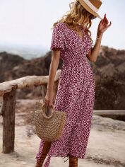 Акція на Сукня жіноча SHEIN GD-00209589 M Бордова від Rozetka