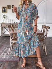 Акція на Сукня жіноча SHEIN GD-00214326 S Комбінована від Rozetka