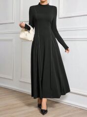 Акція на Сукня осіння жіноча SHEIN GD-00225167 XL Чорна від Rozetka