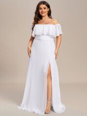 Акція на Сукня жіноча SHEIN GD-00196899 5XL Біла від Rozetka