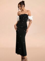 Акція на Сукня жіноча SHEIN GD-00203131 XL Чорна від Rozetka