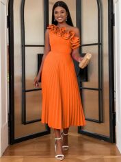 Акція на Сукня жіноча SHEIN GD-00217734 XL Помаранчева від Rozetka