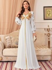 Акція на Сукня осіння жіноча SHEIN GD-00201868 S Біла від Rozetka