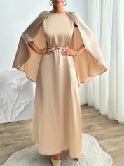 Акція на Сукня осіння жіноча SHEIN GD-00205412 S Бежева від Rozetka