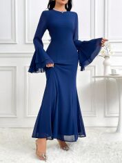 Акція на Сукня осіння жіноча SHEIN GD-00205534 S Синя від Rozetka