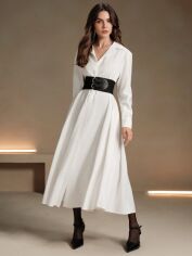 Акція на Сукня осіння жіноча SHEIN GD-00209953 L Біла від Rozetka
