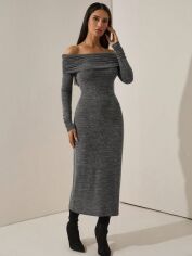 Акція на Сукня осіння жіноча SHEIN GD-00215753 L Сіра від Rozetka