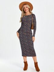 Акція на Сукня осіння жіноча SHEIN GD-00216846 M Синя від Rozetka