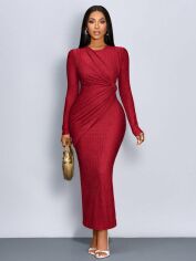 Акція на Сукня осіння жіноча SHEIN GD-00218216 S Червона від Rozetka