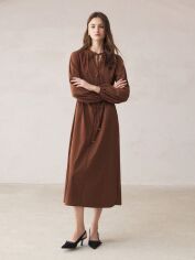 Акція на Сукня осіння жіноча SHEIN GD-00220732 M Коричнева від Rozetka