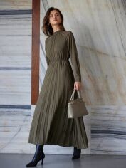 Акція на Сукня осіння жіноча SHEIN GD-00225972 L Темно-зелена від Rozetka