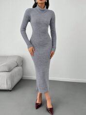 Акція на Сукня осіння жіноча SHEIN GD-00194085 XL-Tall Світло-сіра від Rozetka