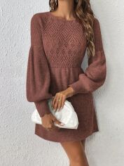 Акція на Сукня осіння жіноча SHEIN GD-00193914 L Світло-рожева від Rozetka
