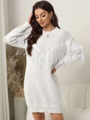 Акція на Сукня осіння жіноча SHEIN GD-00202133 M Біла від Rozetka