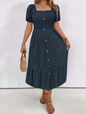 Акція на Сукня літня жіноча Shein GD-00226690 1XL Сіра від Rozetka
