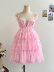 Акція на Сукня літня жіноча Shein GD-00196217 M Рожева від Rozetka