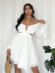 Акція на Сукня літня жіноча SHEIN GD-00197924 M Біла від Rozetka