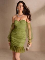 Акція на Сукня літня жіноча Shein GD-00205646 S Зелена від Rozetka