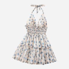 Акція на Сукня літня жіноча Shein GD-00209206 S Різнокольорова від Rozetka