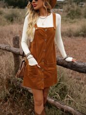 Акція на Сукня літня жіноча Shein GD-00209977 XL Хакі від Rozetka