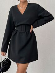 Акція на Сукня літня жіноча SHEIN GD-00219903 M Чорна від Rozetka