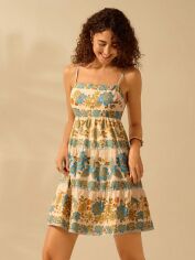 Акція на Сукня літня жіноча Shein GD-00226048 S Різнокольорова від Rozetka