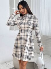 Акція на Плаття міді осіннє жіноче SHEIN GD-00202227 XS-Petite Різнокольорове від Rozetka