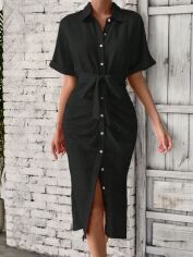 Акція на Сукня жіноча SHEIN GD-00202343 L Чорна від Rozetka