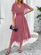 Акція на Сукня жіноча SHEIN GD-00202801 S Рожева від Rozetka