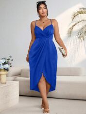 Акція на Сукня жіноча SHEIN GD-00214350 1XL Темно-синя від Rozetka