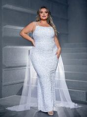 Акція на Сукня жіноча SHEIN GD-00205967 3XL Біла від Rozetka