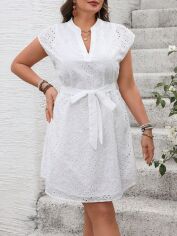 Акція на Сукня жіноча SHEIN GD-00207286 1XL Біла від Rozetka