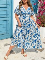 Акція на Сукня жіноча SHEIN GD-00214403 1XL Комбінована від Rozetka
