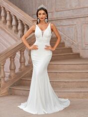 Акція на Сукня жіноча SHEIN GD-00217574 M Біла від Rozetka