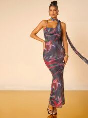 Акція на Сукня жіноча SHEIN GD-00219525 L Комбінована від Rozetka