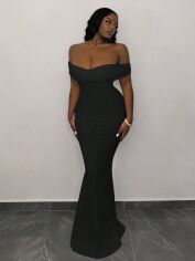 Акція на Сукня жіноча SHEIN GD-00219654 L Чорна від Rozetka